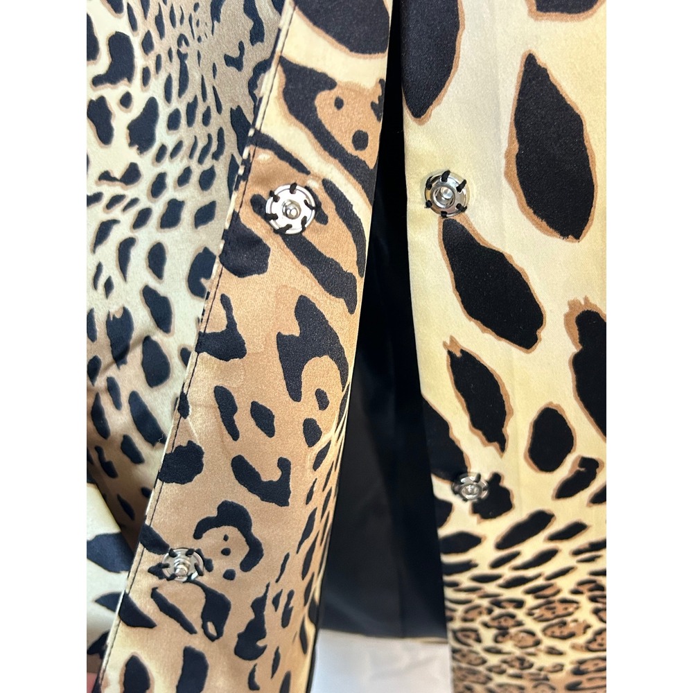 Isabella Suits Womens Blazer Jacket‎ Leopard Print Belted Size 18 - Picture 7 of 10
